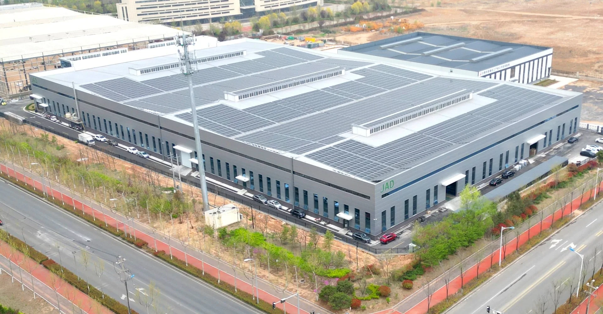 Factory Aerial View